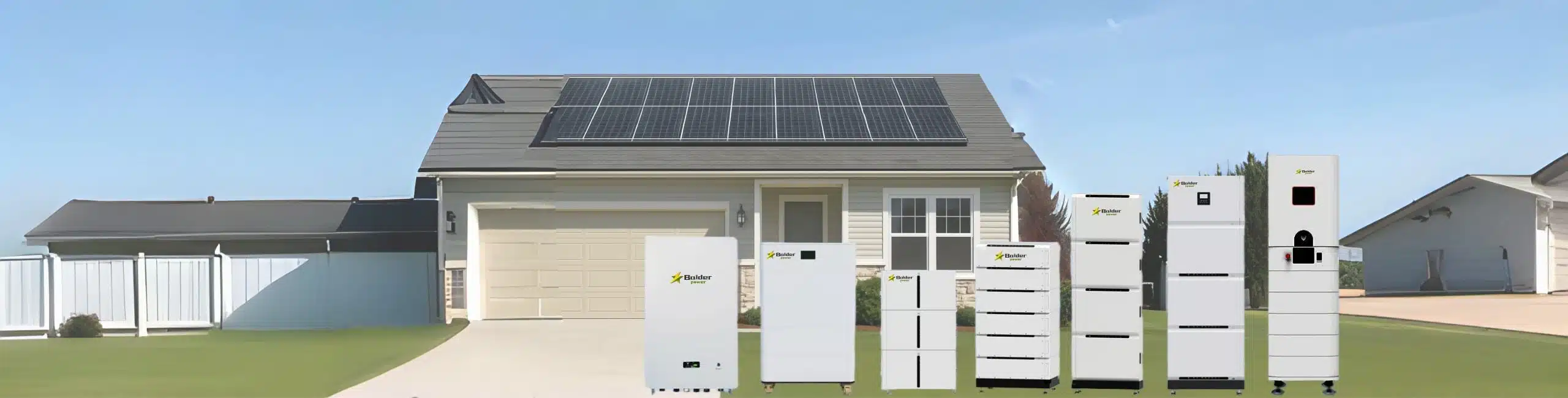 Home energy storage battery category – modular lithium solar storage systems for residential use by Balder Power.