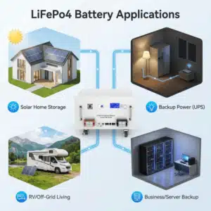 lifepo4バッテリーの用途：太陽光発電住宅、オフグリッド