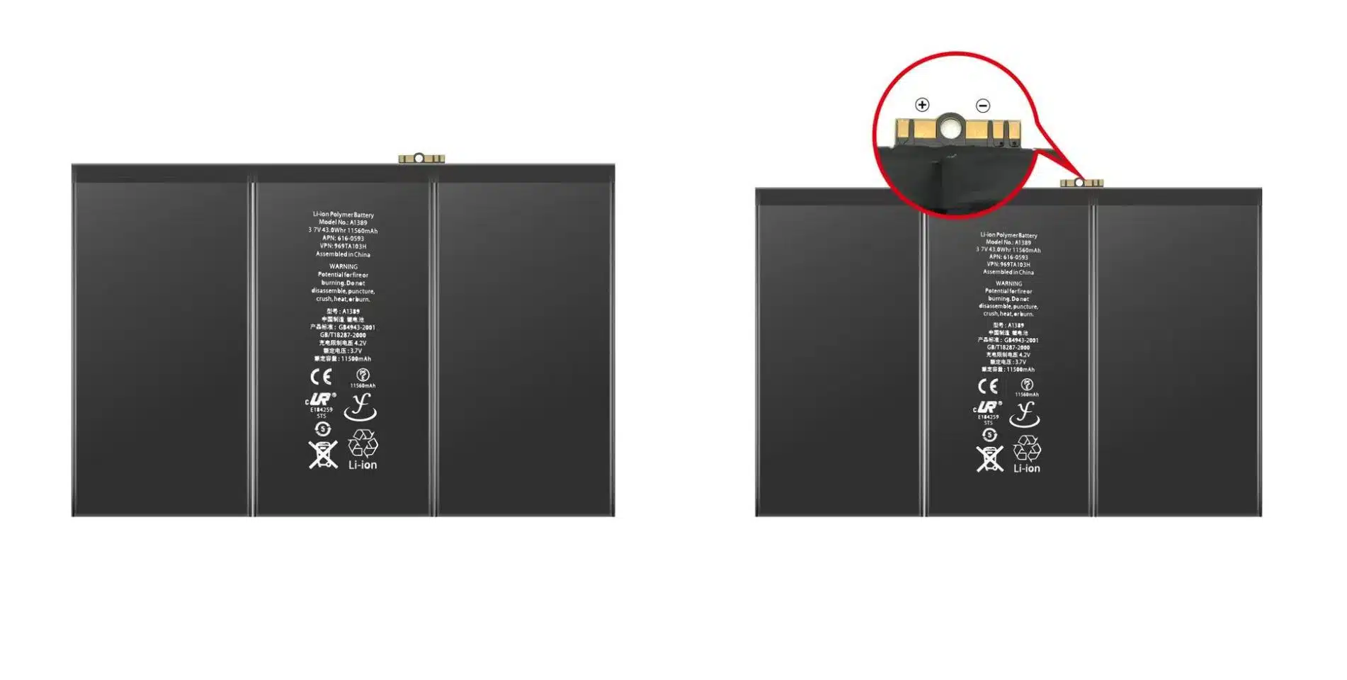 Wholesale A1389 A1458 11560mAh iPad 3 4 Replacement Battery OEM 2.webp Wholesale A1389 A1458 11560mAh iPad 3 4 Replacement Battery OEM 2.webp