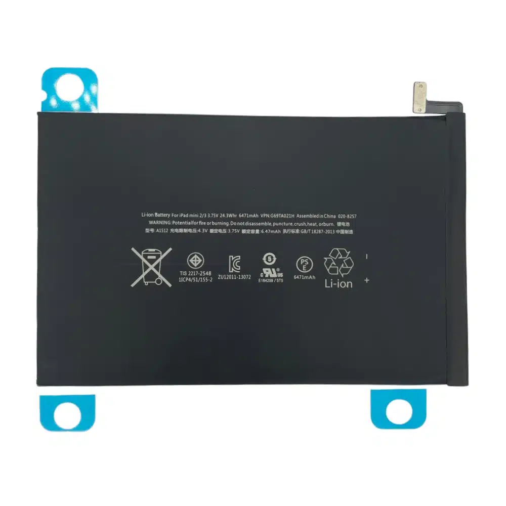 Wholesale A1512 6471mAh iPad Mini 2 3 Replacement Battery MnNiCo 4.webp