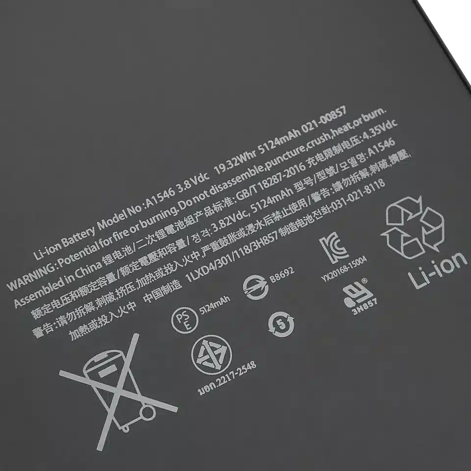 Wholesale A1546 5124mAh iPad Mini 4 Replacement Battery LiCoO2 1 1.webp