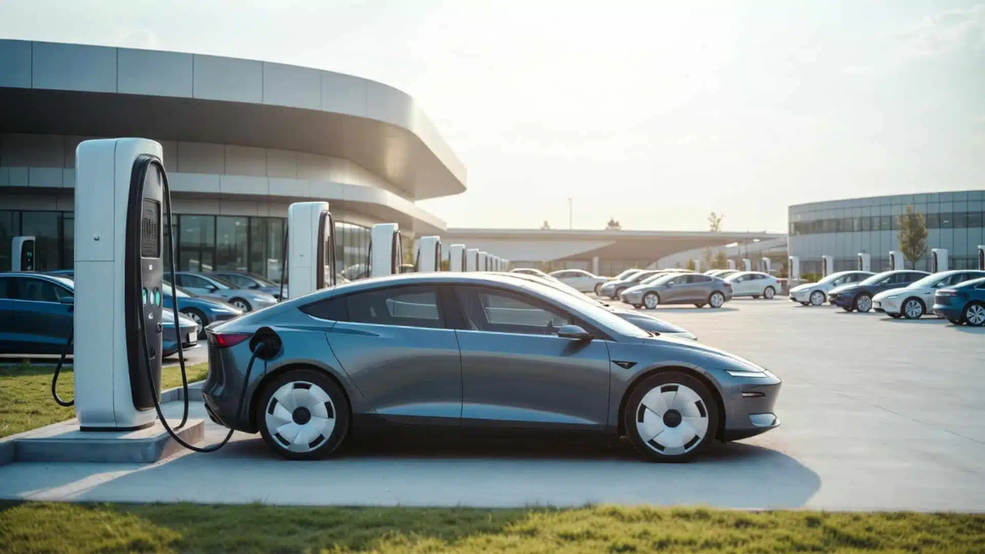 estação de carregamento de veículos elétricos armazenamento de energia comercial balderpower application.webp