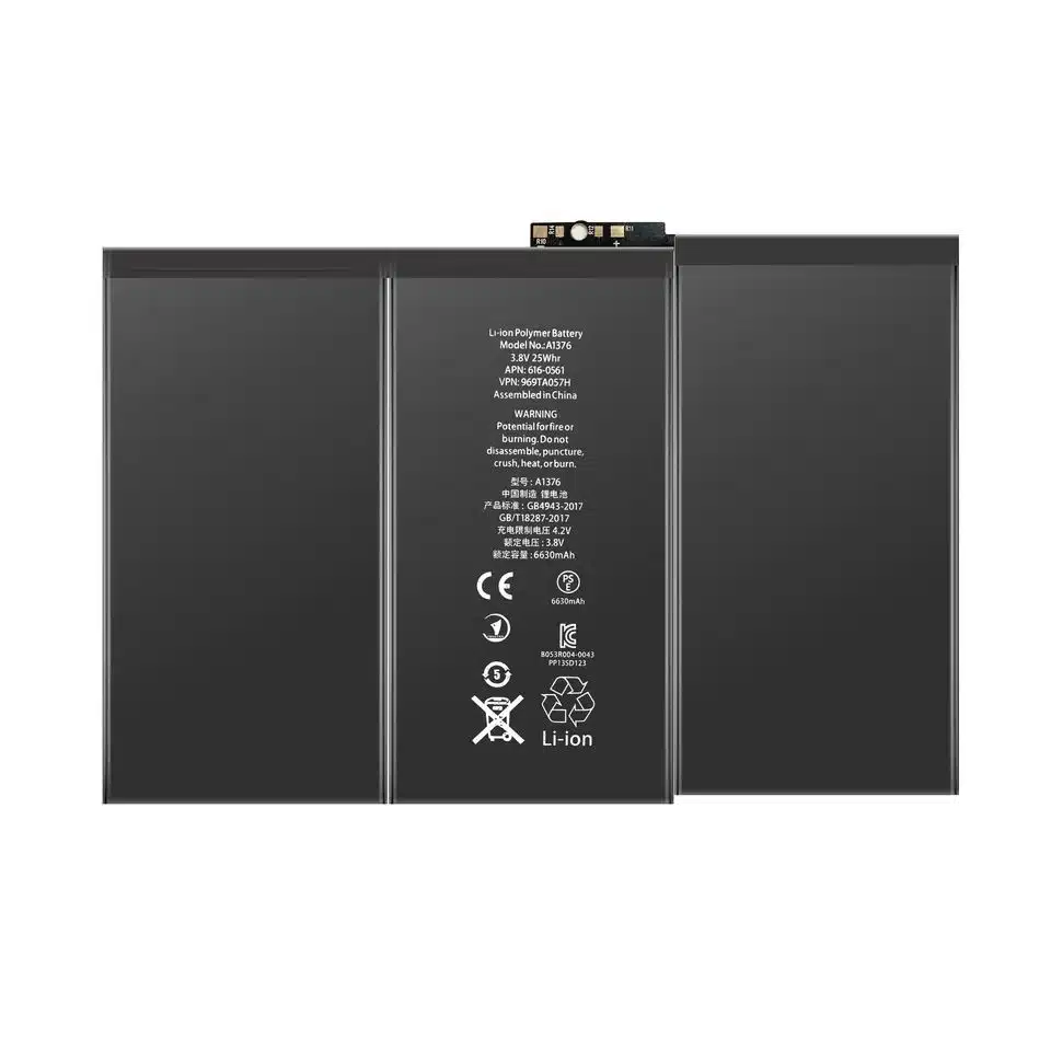 iPad 2 Replacement Battery A1376 616 0561 6500mAh Wholesale OEM Supplier 2.webp