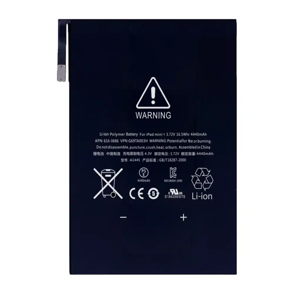 iPad Mini 1 Replacement Battery A1445 616 0627 616 0688 4440mAh OEM Wholesale Supplier 2.webp