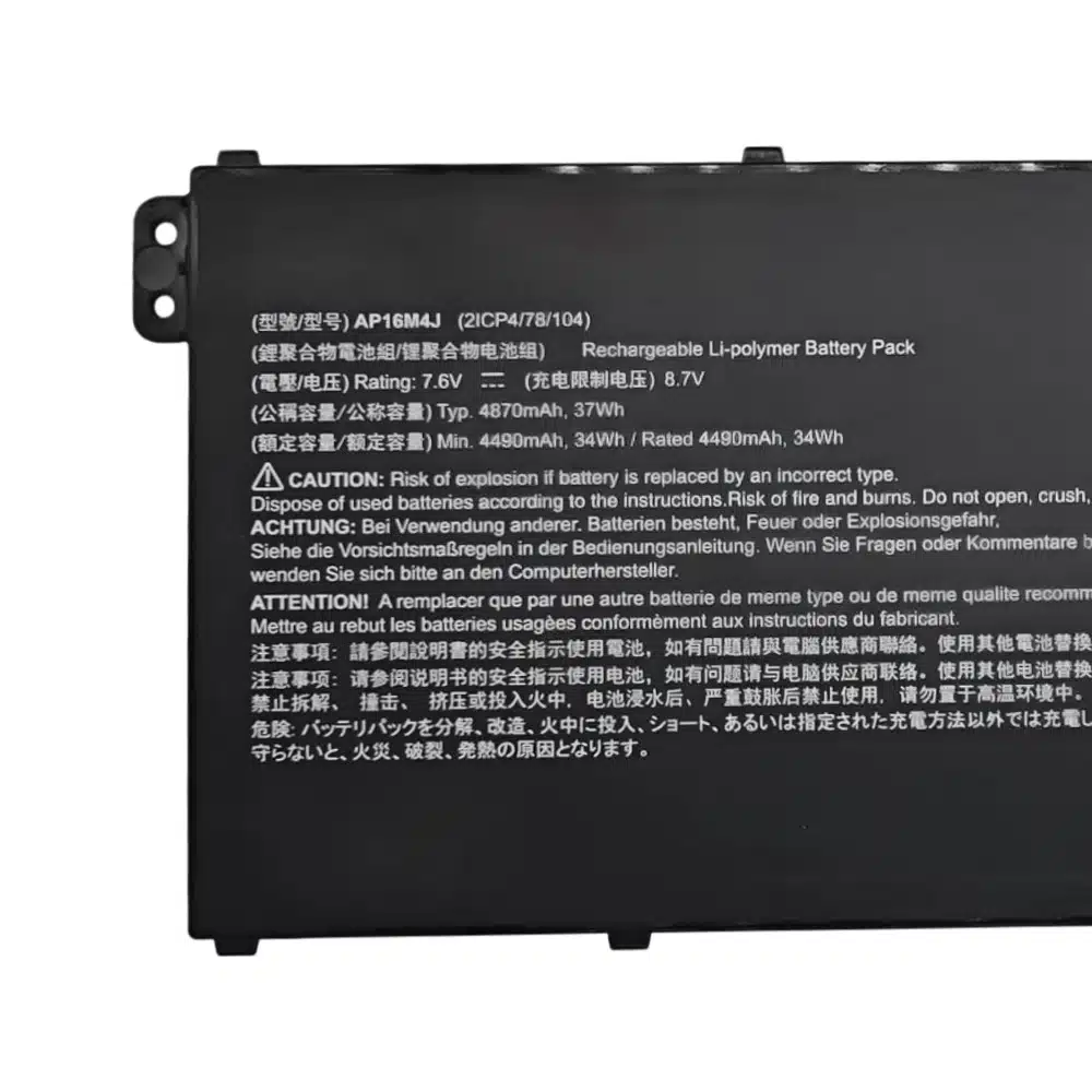 AP16M4J battery wholesale 7.6V 37Wh Acer Aspire 3 A315 A317 bulk supplier (1)