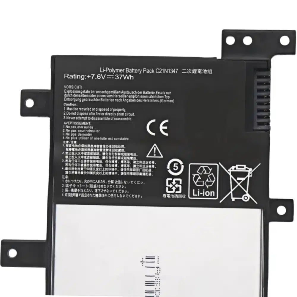 Batteria sostituisce Asus C21-N1347 C21N1347 2ICP4