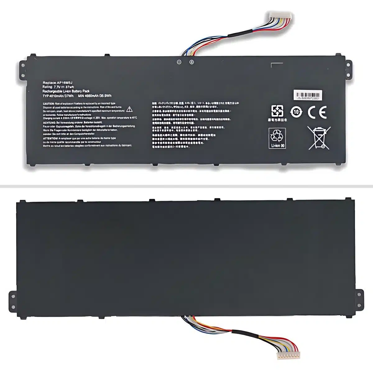 Acer AP16M5J 37Wh Wholesale Replacement Battery Aspire A315 21 A315 51 A114 31 OEM Supplier 4.webp
