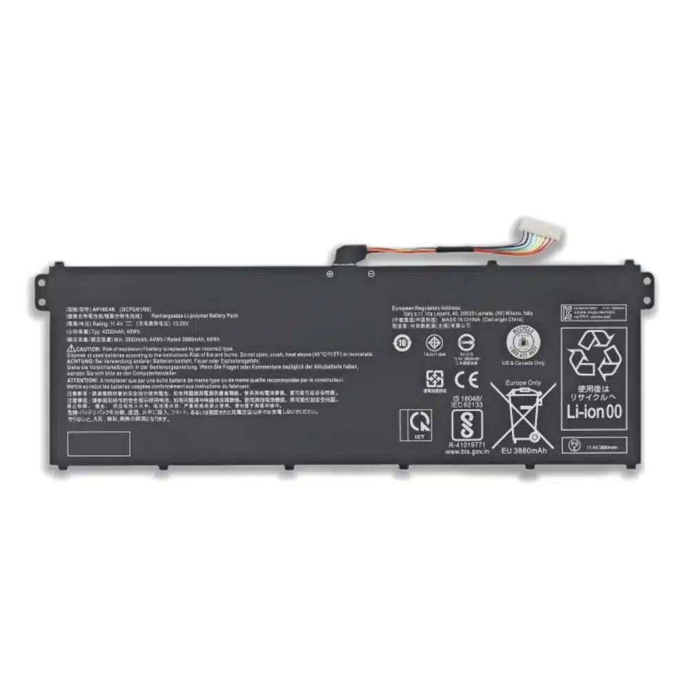 Acer AP18C4K Wholesale 11.4V 48Wh 3 Cell Li Ion Replacement Battery Bulk Supplier 1.webp