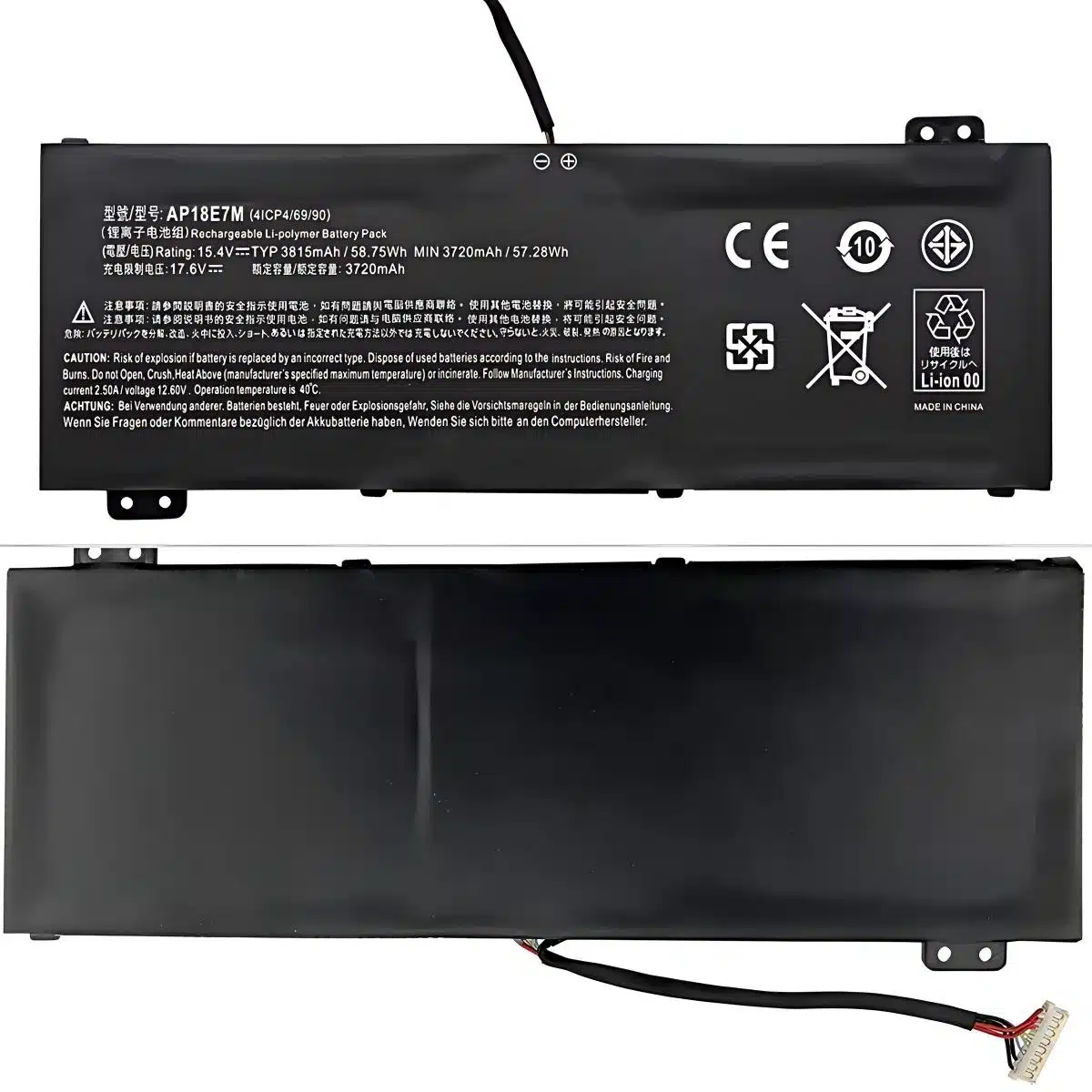 Acer AP18E7M AP18E8M 58.75Wh Wholesale OEM Battery Nitro 5 AN515 54 Predator Helios 300 PH315 52 Bulk Supplier 4.webp