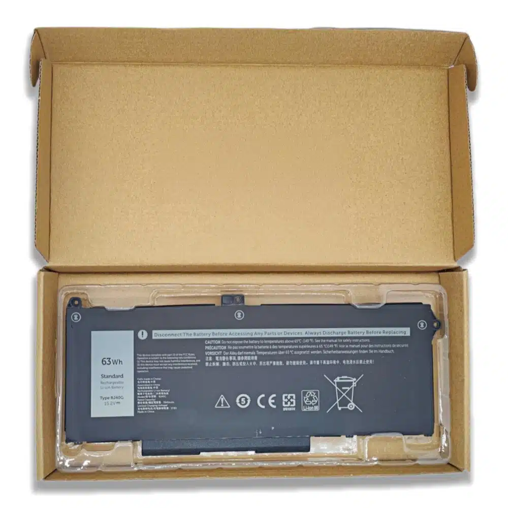 Dell RJ40G 63Wh Wholesale Replacement Battery Latitude 5420 5520 Precision 3560 Factory Supplier 1.webp