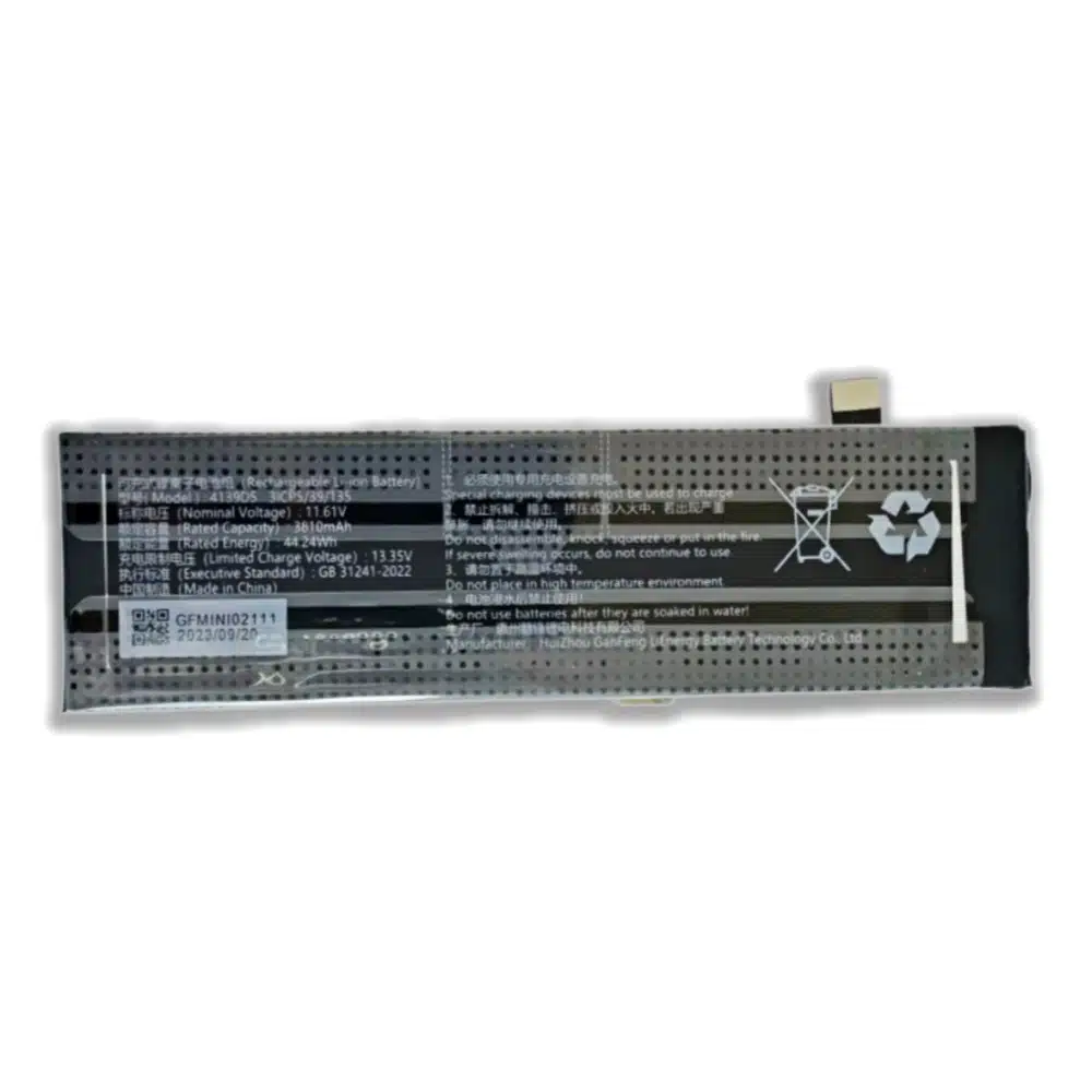 GPD WIN Mini 4139D5 11.61V 44.24Wh Replacement Battery Wholesale Supplier 1.webp