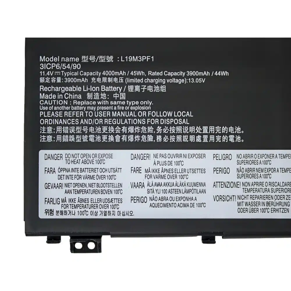 L19M3PF1 battery wholesale 11.4V 45Wh Lenovo ThinkBook 14 15 IML IIL SMB repair bulk supply (4)