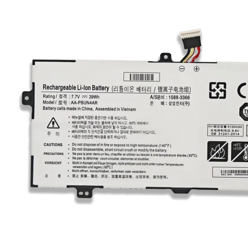 AA PBUN4AR 7.7V 39Wh Samsung ATIV Book 9 Spin replacement battery — wholesale distributor stock (3)