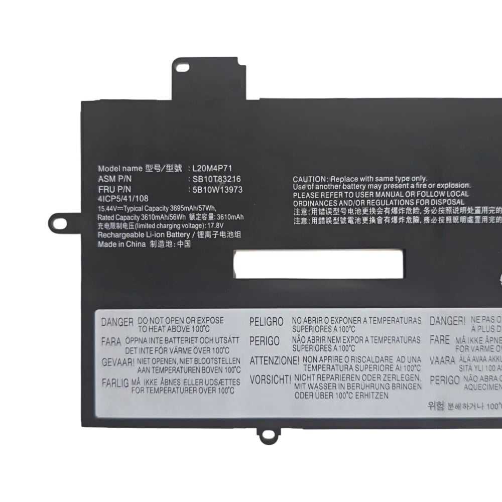 L20M4P71 57Wh 15.44V replacement battery for Lenovo ThinkPad X1 Carbon 9th 10th 11th Gen X1 Yoga 6th 7th 8th Gen — factory wholesale supply (2)