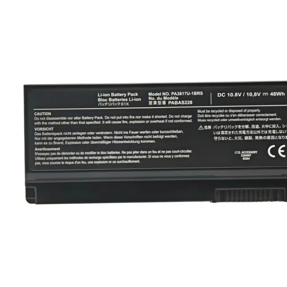 PA3817U 1BRS 10.8V 48Wh Toshiba Satellite C655 L755 replacement battery manufacturer direct stock plug connector details(6)