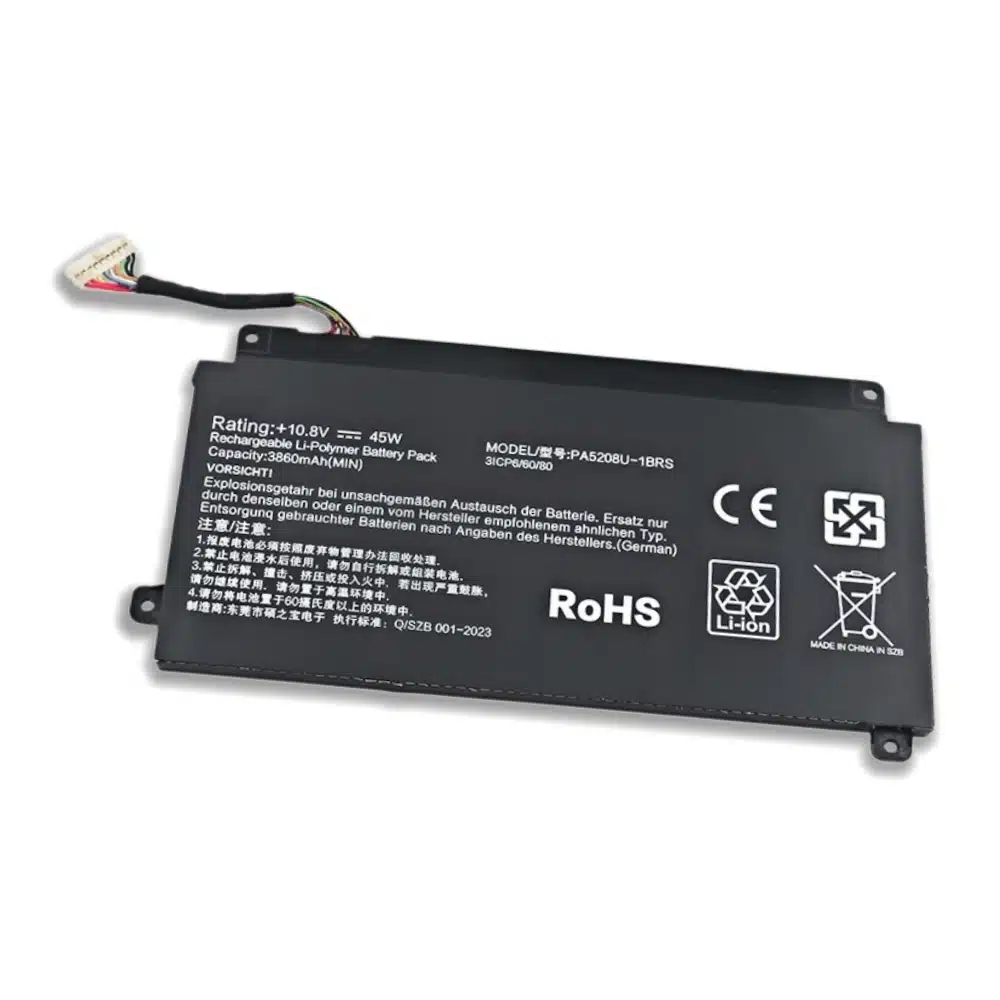 pa5208u 1brs 10v8 45wh 3cell lipolymer replacement battery toshiba chromebook cb35 cb30 satellite radius e45w p55w wholesale main pic (3)
