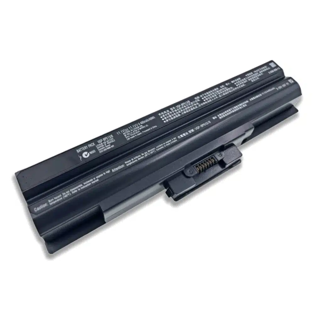 vgp bps13 sony vaio vgn aw vgn cs vgn fw 111v 4400mah black front view(3)