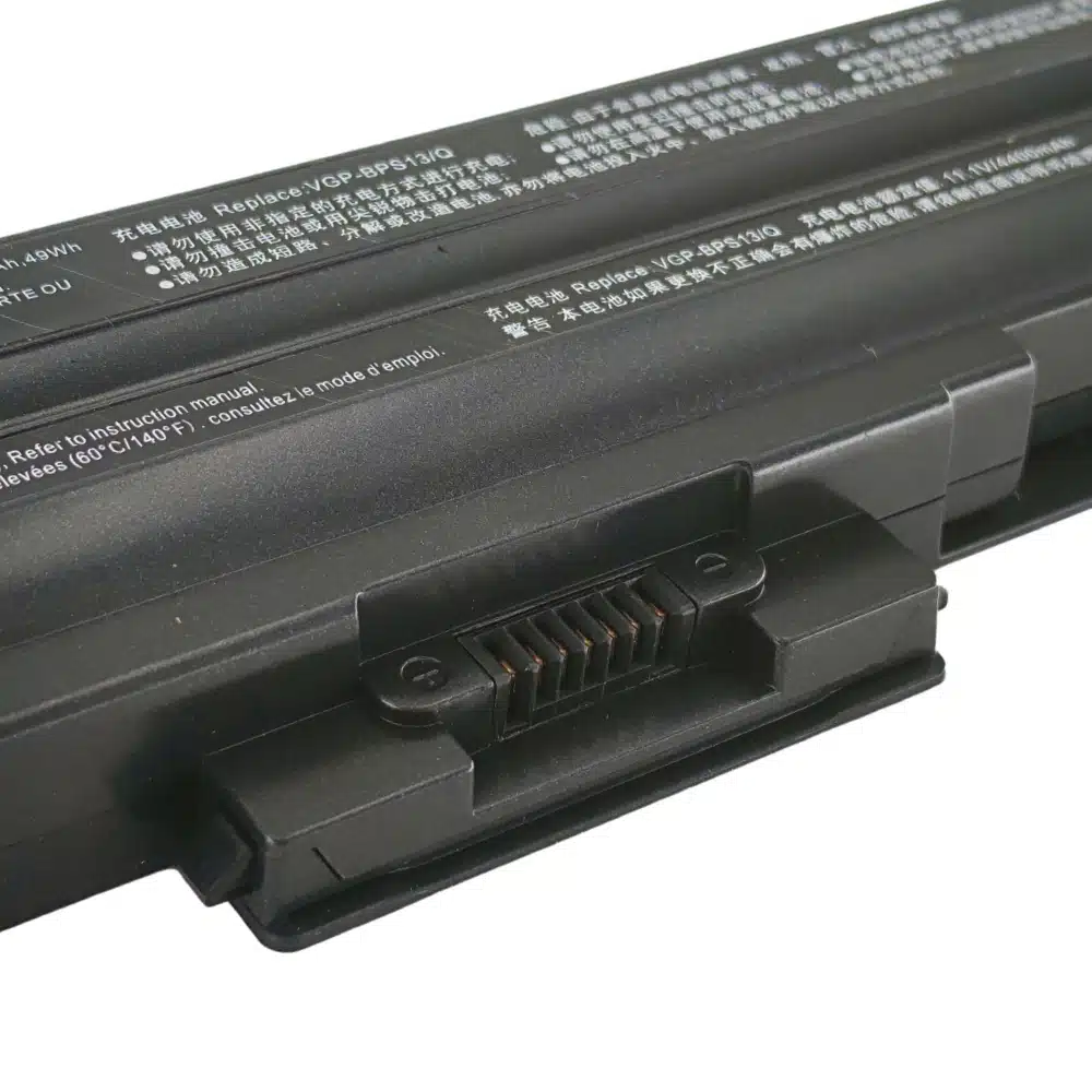 vgp bps13 sony vaio vgn aw vgn cs vgn fw 111v 4400mah black plug connector details(2)