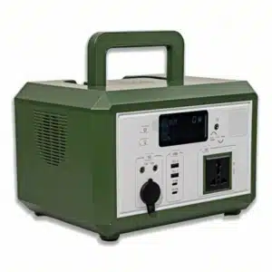 bpe 600w portable power station front view green