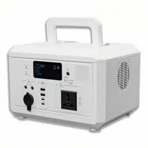 bpe 600w portable power station front view white